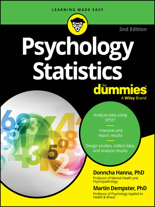 Title details for Psychology Statistics For Dummies by Donncha Hanna - Available